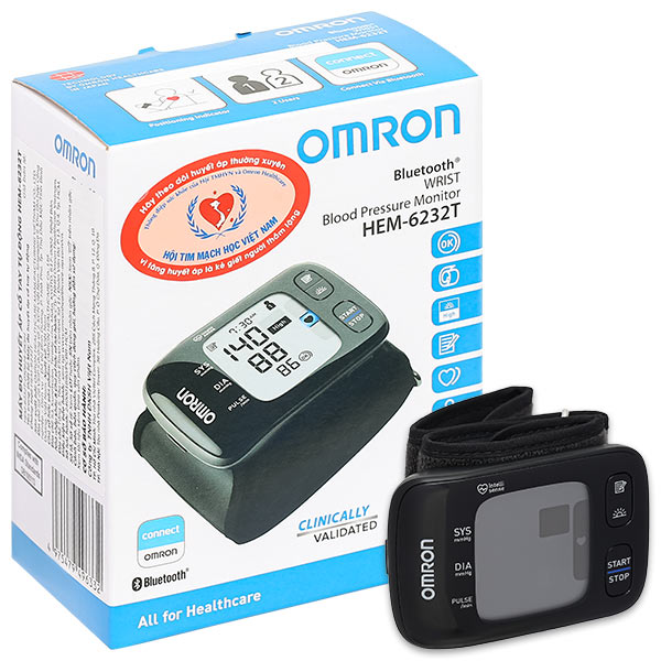 Máy đo huyết áp cổ tay Omron HEM-6232T