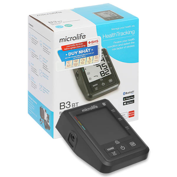 Máy đo huyết áp bắp tay Microlife B3 BT