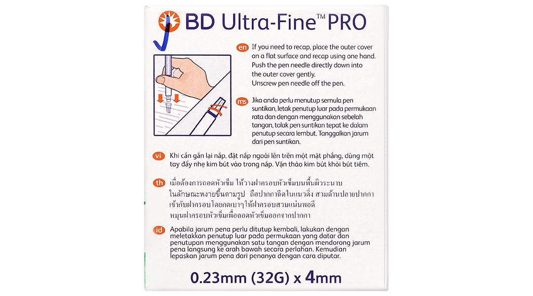 Đầu kim tiêm BD Ultra-Fine Pro 32G