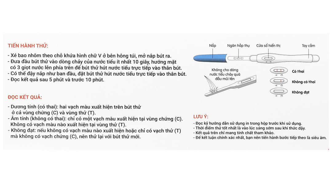 Bút thử thai Prolex Pregnancy Test hộp 1 bút - 9
