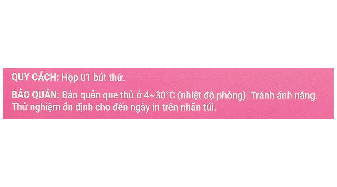 Bút thử thai Prolex Pregnancy Test hộp 1 bút - 10