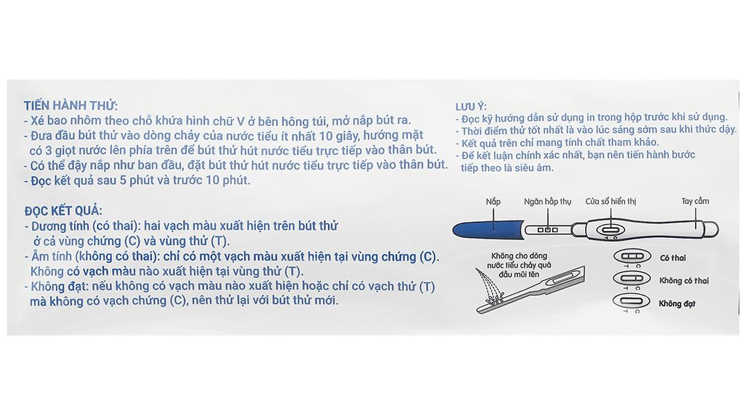 Bút thử thai Prolex Pregnancy Test hộp 1 bút - 8