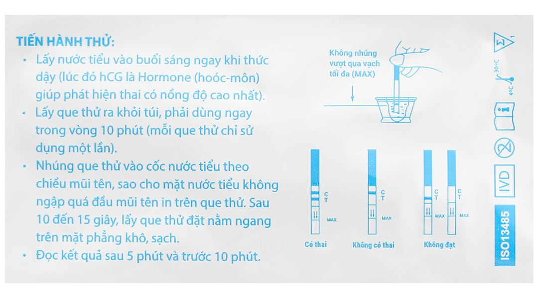 Que thử thai Prolex Pregnancy Test hộp 1 que - 9