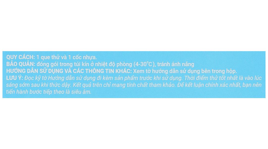 Que thử thai Prolex Pregnancy Test hộp 1 que - 10