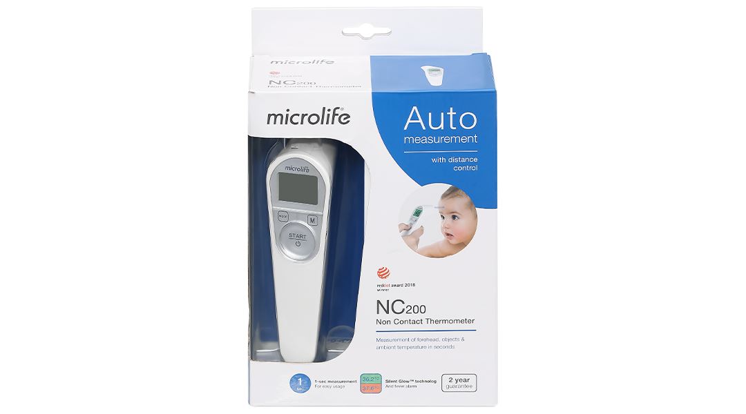 Nhiệt kế hồng ngoại đo trán Microlife NC200