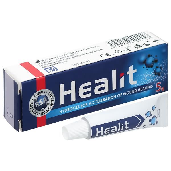 Gel bôi Healit hỗ trợ điều trị, làm sạch vết thương hở