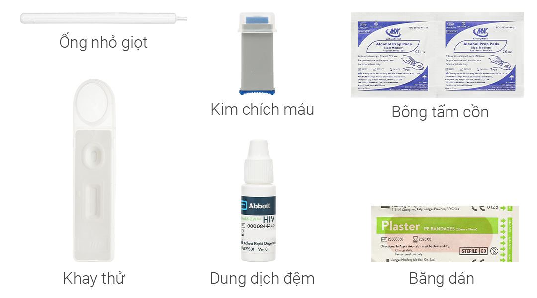 Bộ xét nghiệm HIV Abbott CheckNOW