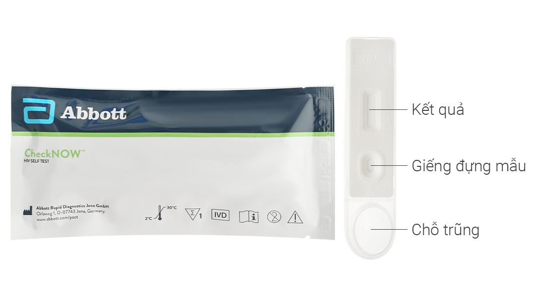 Bộ xét nghiệm HIV Abbott CheckNOW