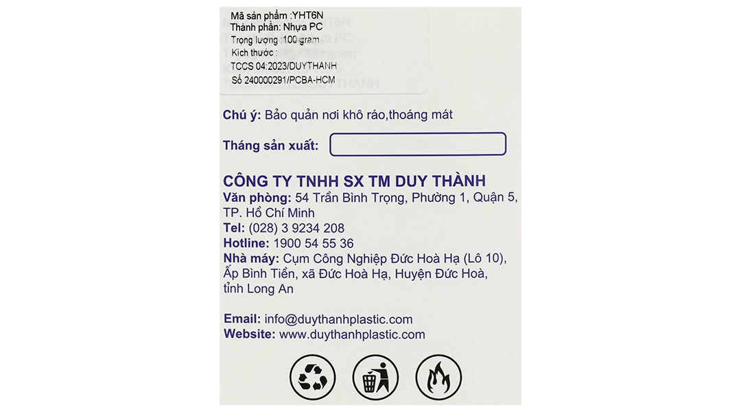 Hộp phân liều thuốc Duy Thành A29 6 ngăn