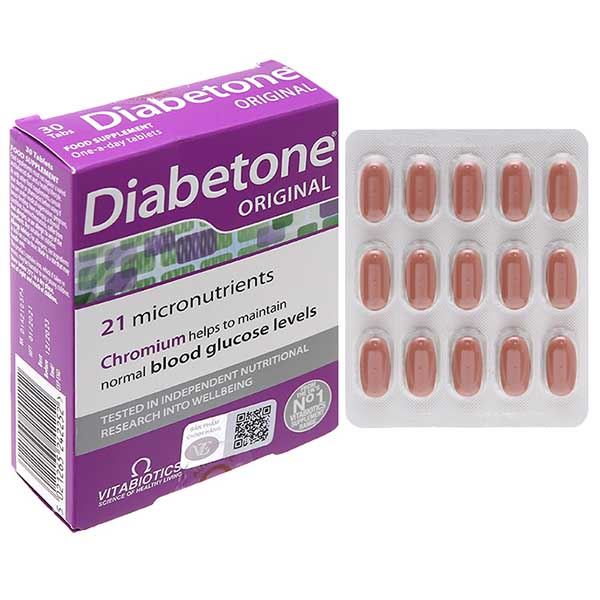 Thực phẩm bảo vệ sức khỏe Vitabiotics Diabetone