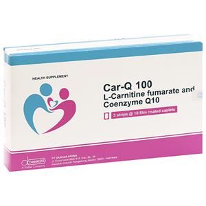 Car -Q 100Mg hộp 30 viên