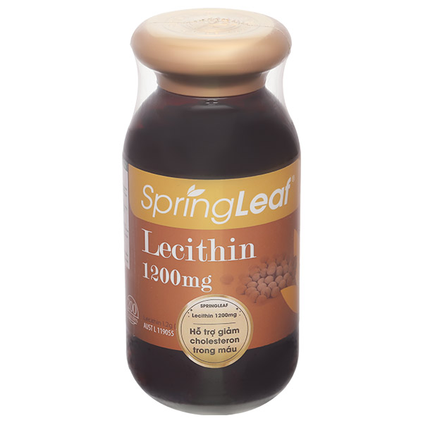 Thực phẩm bảo vệ sức khỏe SpringLeaf Lecithin 1200mg lọ 200 viên