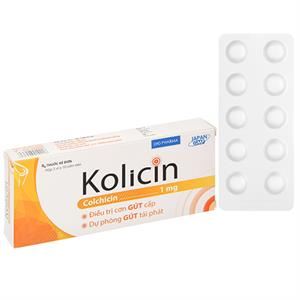 Kolicin 1mg phòng và trị gout