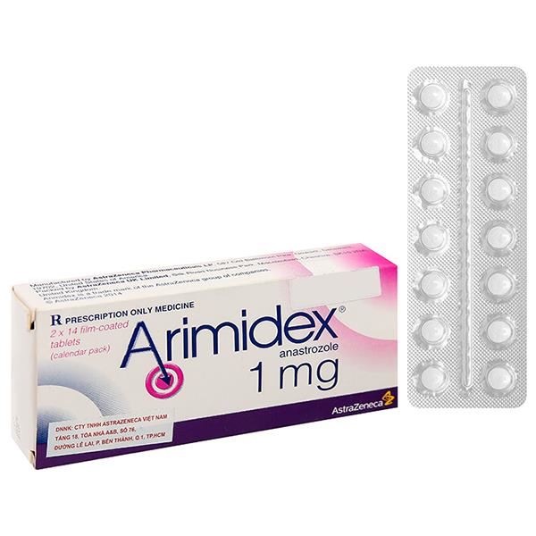 Arimidex 1mg điều trị hỗ trợ ung thư vú cho phụ nữ sau mãn kinh