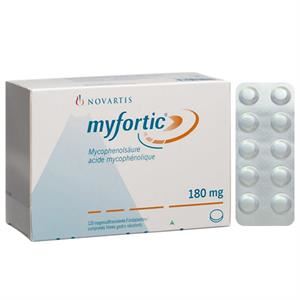 Myfortic 180mg dự phòng thải ghép trường hợp ghép thận dị gen