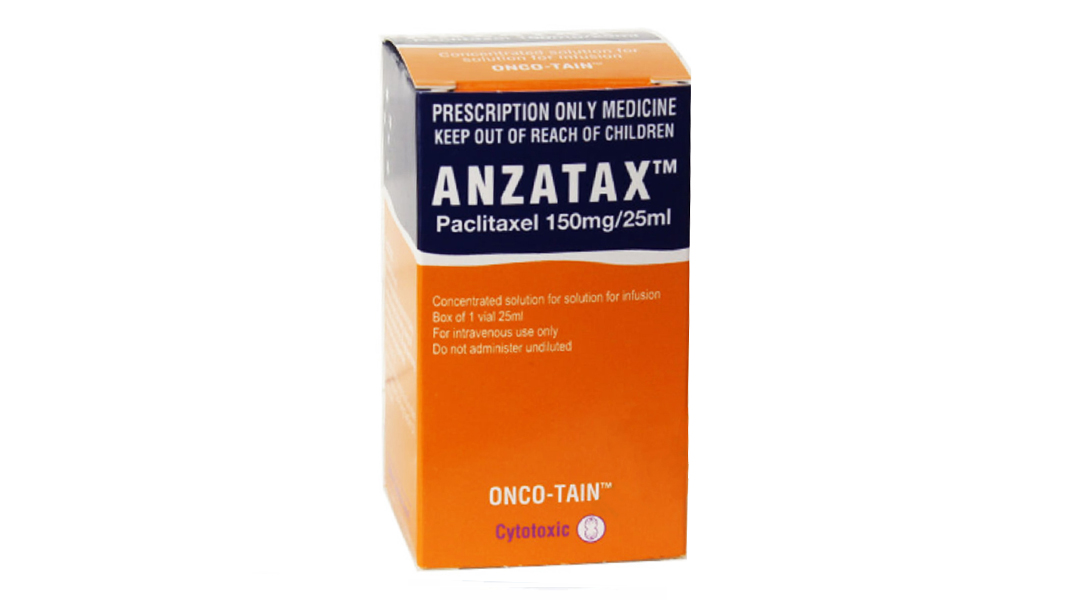 Thuốc tiêm Anzatax 150mg/25ml điều trị ung thư buồng trứng