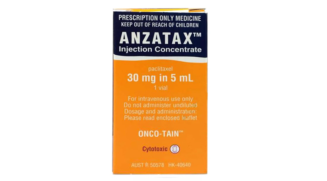 Dung dịch tiêm Anzatax 30mg/5ml điều trị ung thư buồng trứng