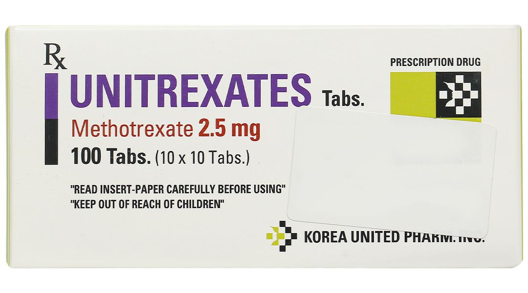 Unitrexates 2.5mg điều trị các bệnh ung thư, viêm khớp dạng thấp