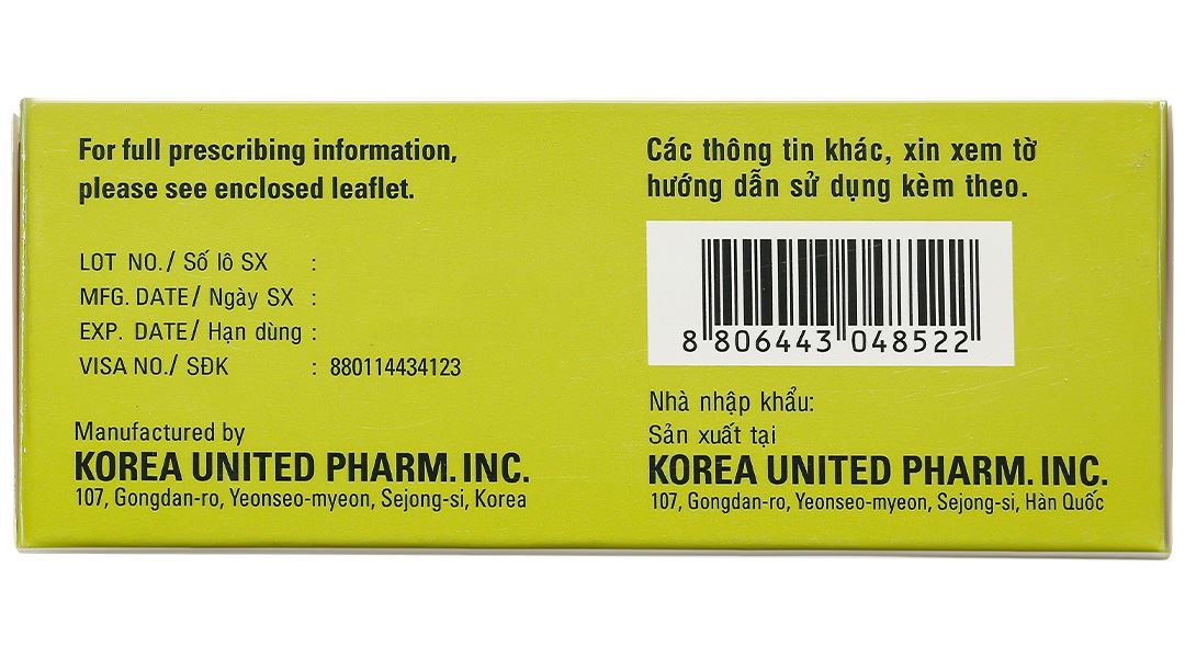 Unitrexates 2.5mg điều trị các bệnh ung thư, viêm khớp dạng thấp
