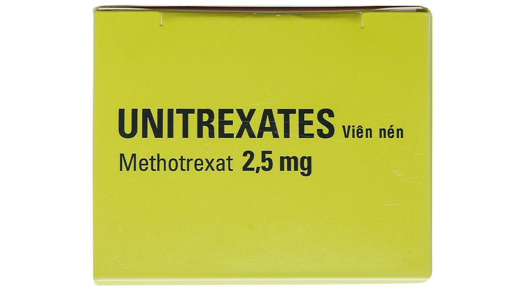 Unitrexates 2.5mg điều trị các bệnh ung thư, viêm khớp dạng thấp