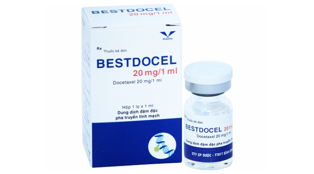 Dung dịch pha truyền Bestdocel 20mg/1ml điều trị ung thư vú, phổi