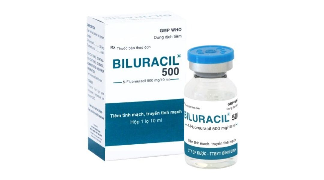Dung dịch tiêm Biluracil 500mg/10ml điều trị carcinom vú, dạ dày