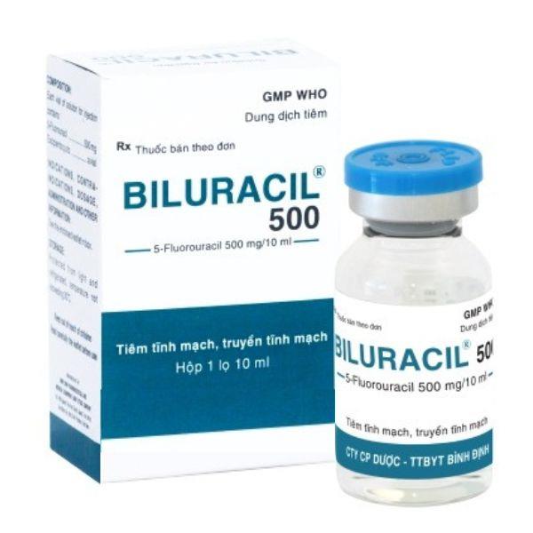 Dung dịch tiêm Biluracil 500mg/10ml điều trị carcinom vú, dạ dày