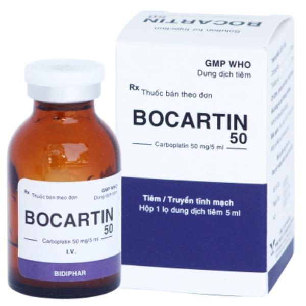 Dung dịch tiêm Bocartin 50mg/5ml điều trị ung thư buồng trứng