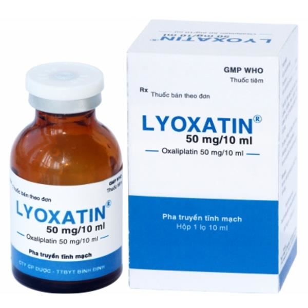 Dung dịch tiêm Lyoxatin 50mg/10ml chỉ định điều trị ung thư đại tràng