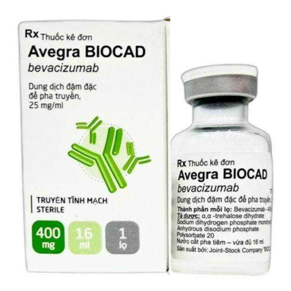 Dung dịch tiêm Avegra Biocad 400mg/16ml chỉ định điều trị ung thư vú
