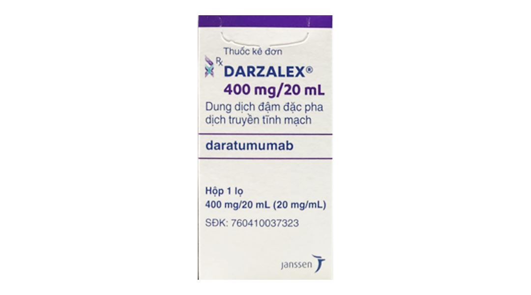 Dung dịch pha tiêm Darzalex 400mg/20ml điều trị đa u tuỷ