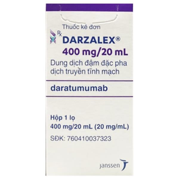 Dung dịch pha tiêm Darzalex 400mg/20ml điều trị đa u tuỷ