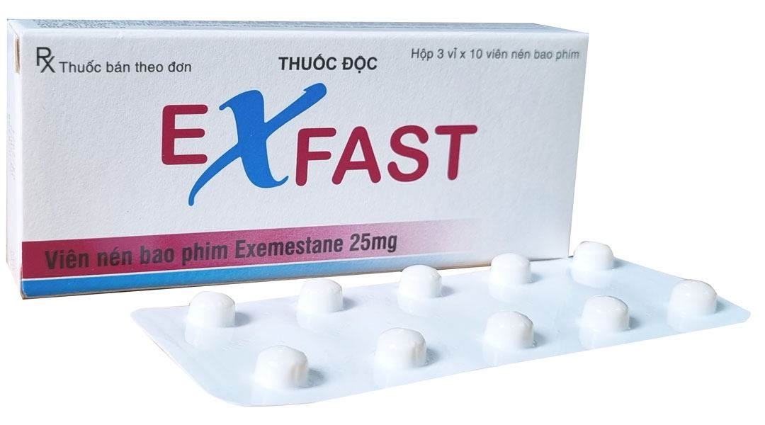 Exfast 25mg hỗ trợ điều trị ung thư vú