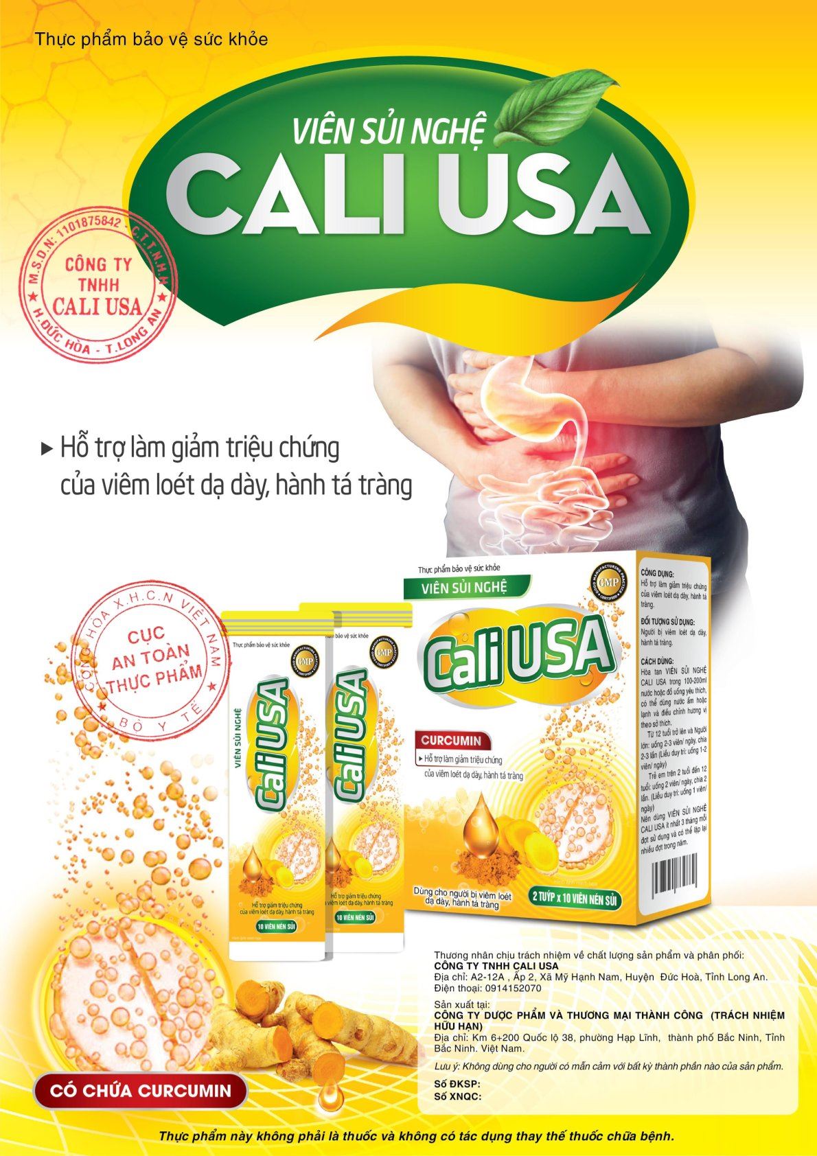Viên Sủi Nghệ Cali Usa