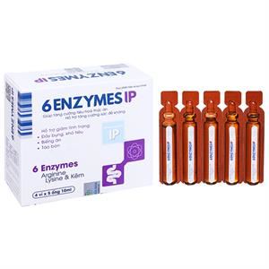 Siro 6 Enzymes IP tăng cường tiêu hóa, tăng đề kháng hộp 20 ống x 10ml