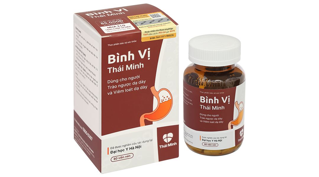 Bình Vị Thái Minh hỗ trợ giảm viêm loét dạ dày hộp 20 viên - 16