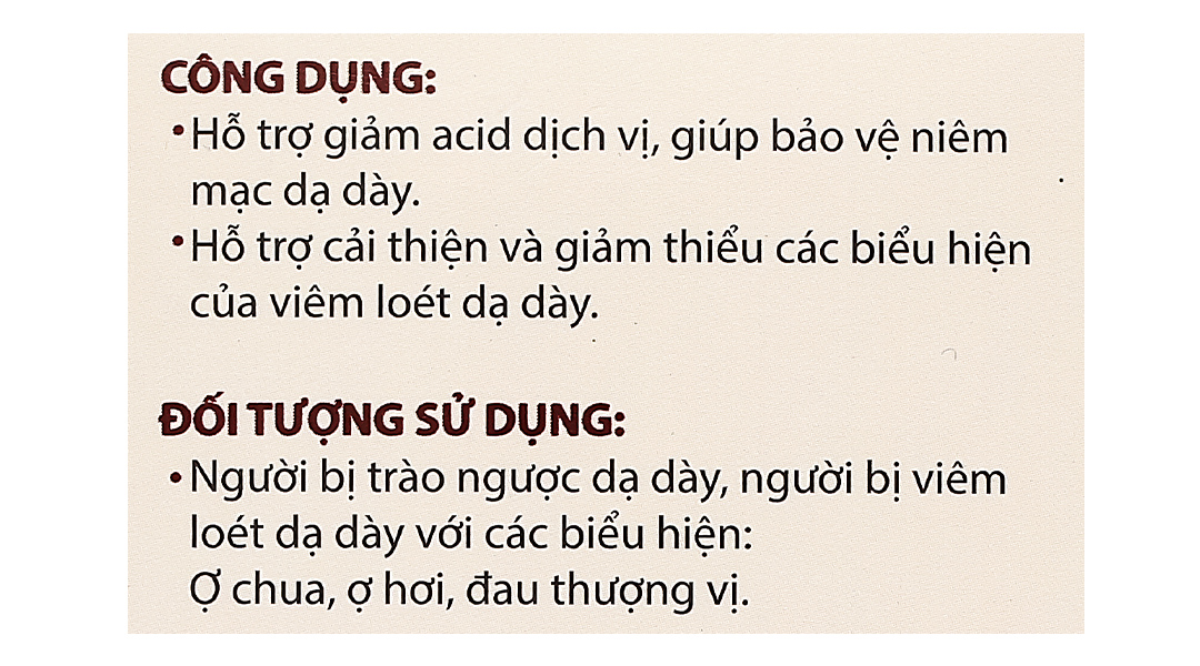 Bình Vị Thái Minh hỗ trợ giảm viêm loét dạ dày