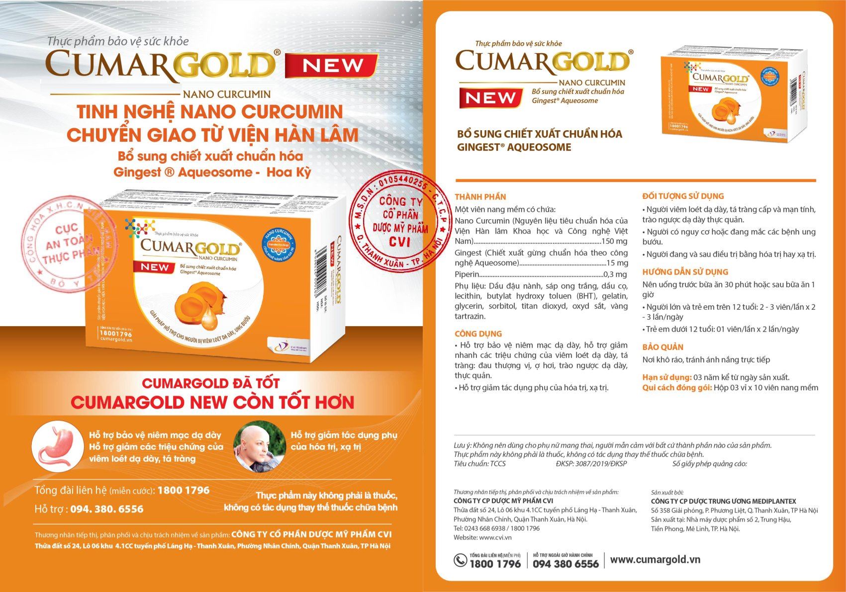 GIẤY CÔNG BỐ SẢN PHẨM TẠI BỘ Y TẾ CỤC AN TOÀN THỰC PHẨM