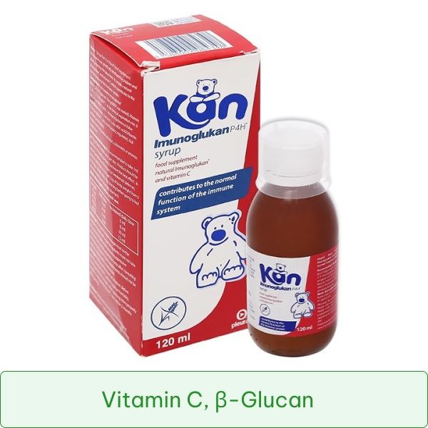 Siro Kan Imunoglukan P4H chai 120ml