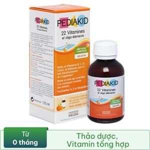 Pediakid 22 Vitamin Et Oligo Elements 125Ml