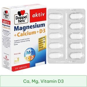 Doppelherz Aktiv Magnesium Calcium D3 hộp 30 viên