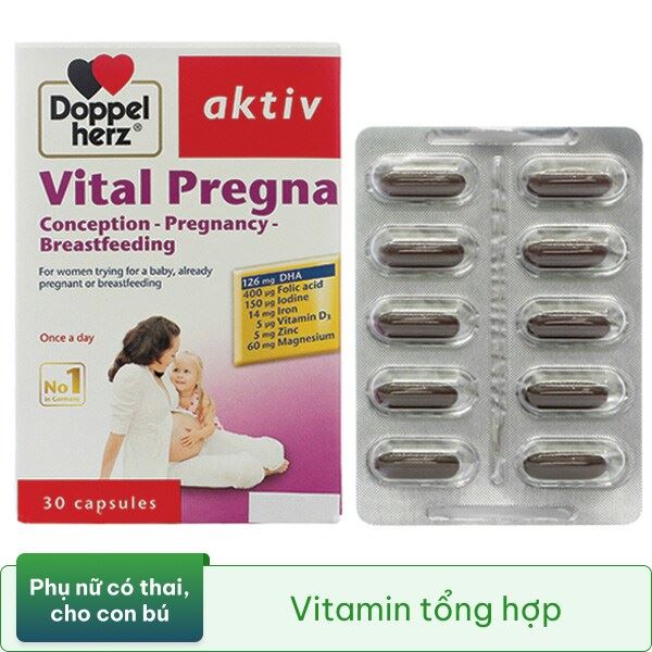 Doppelherz Aktiv Vital Pregna Hộp 30v