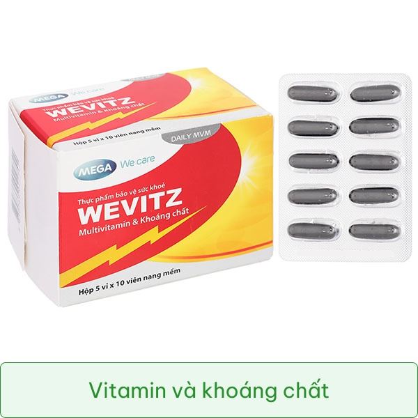 Mega We Care Wevitz hộp 50 viên