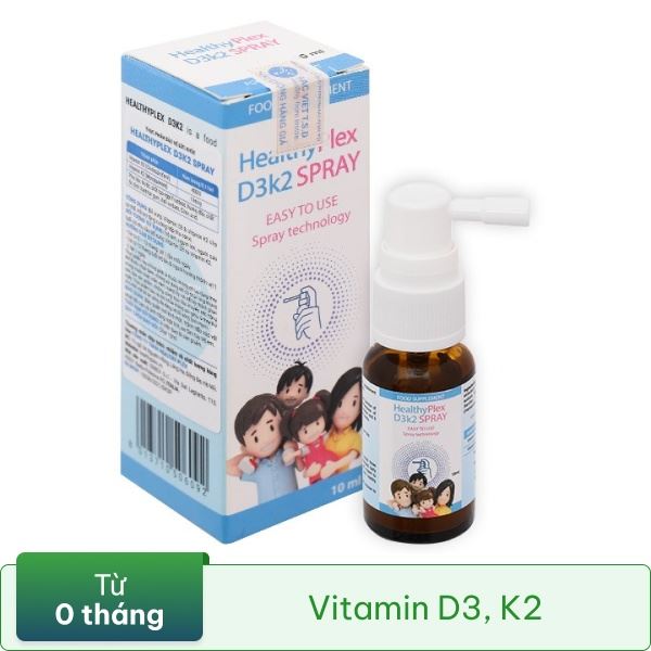 Thực phẩm bảo vệ sức khỏe Healthyplex D3K2 Spray
