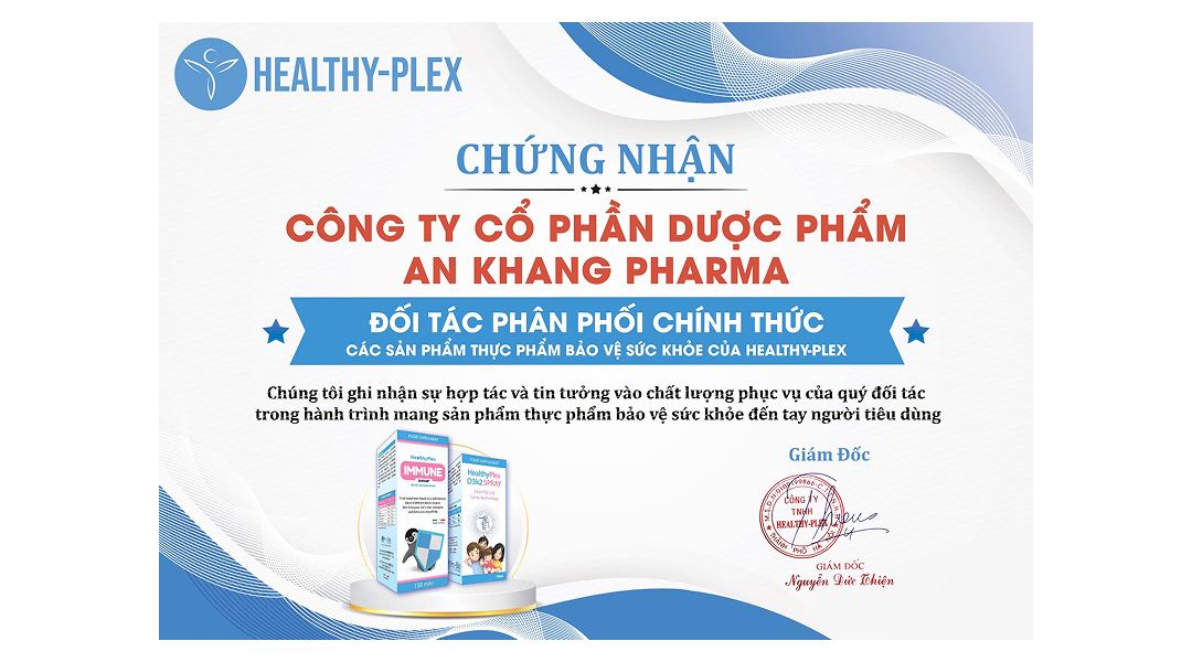 Thực phẩm bảo vệ sức khoẻ tăng đề kháng Healthyplex Immune Junior