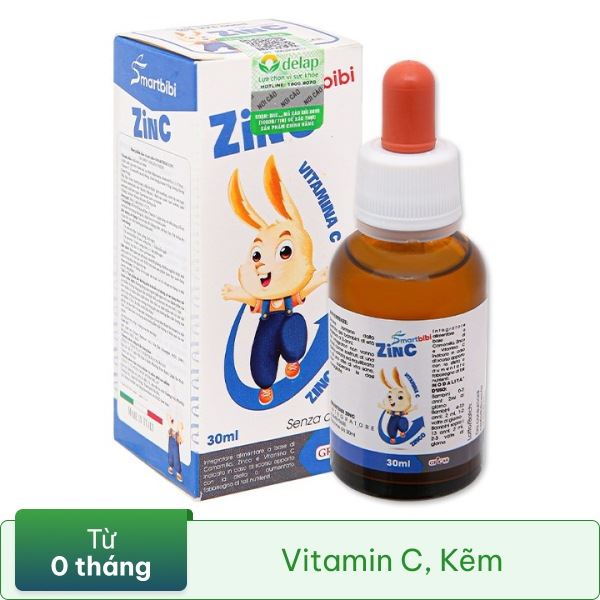Thực phẩm bảo vệ sức khỏe Smartbibi Zinc hộp 30ml