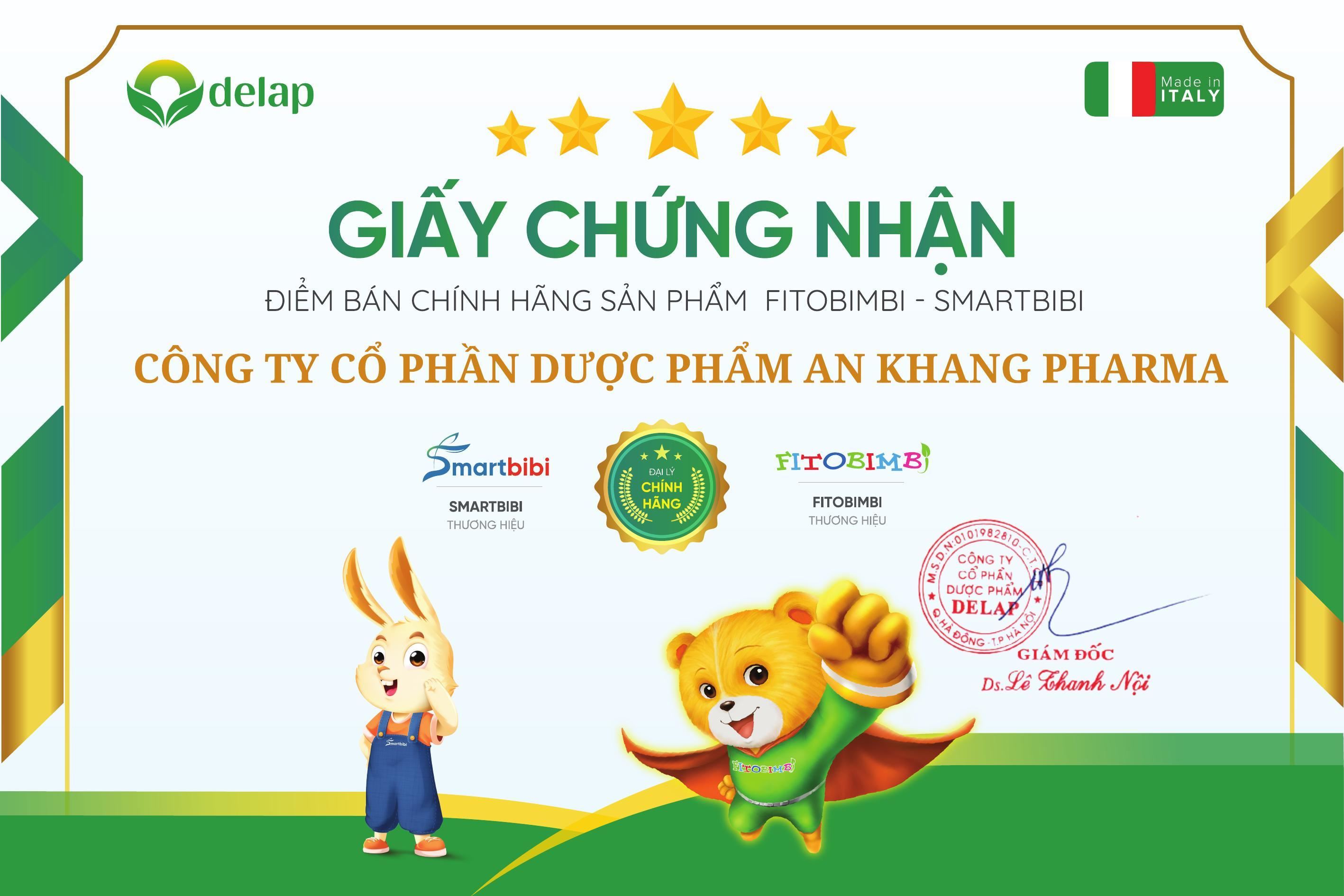 Thực phẩm bảo vệ sức khỏe Smartbibi zinc