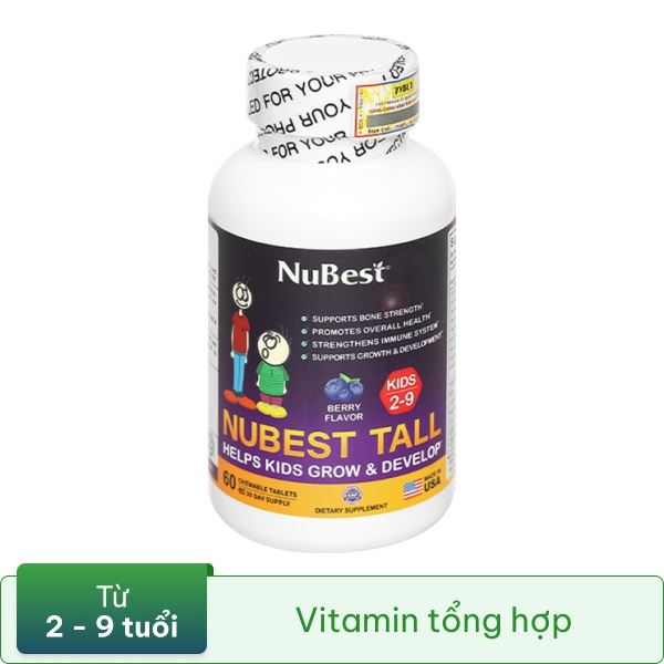 Thực phẩm bảo vệ sức khỏe Nubest Tall Kids