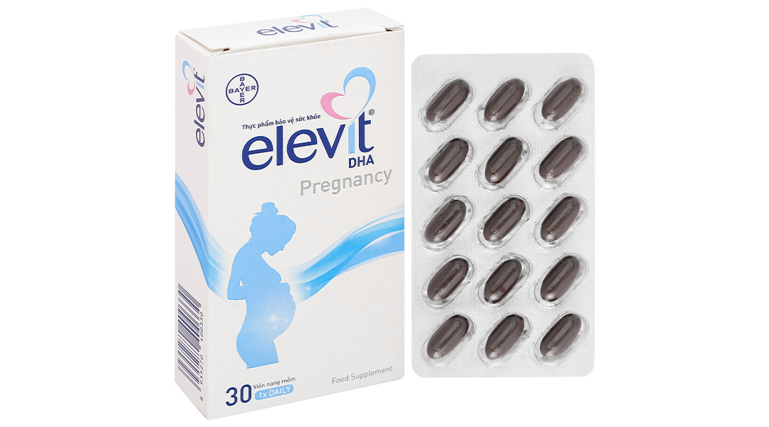 Viên Uống Cung Cấp Vitamin Và Khoáng Chất Cho Mẹ Bầu Elevit Dha Prenancy (Hộp 30 Viên)