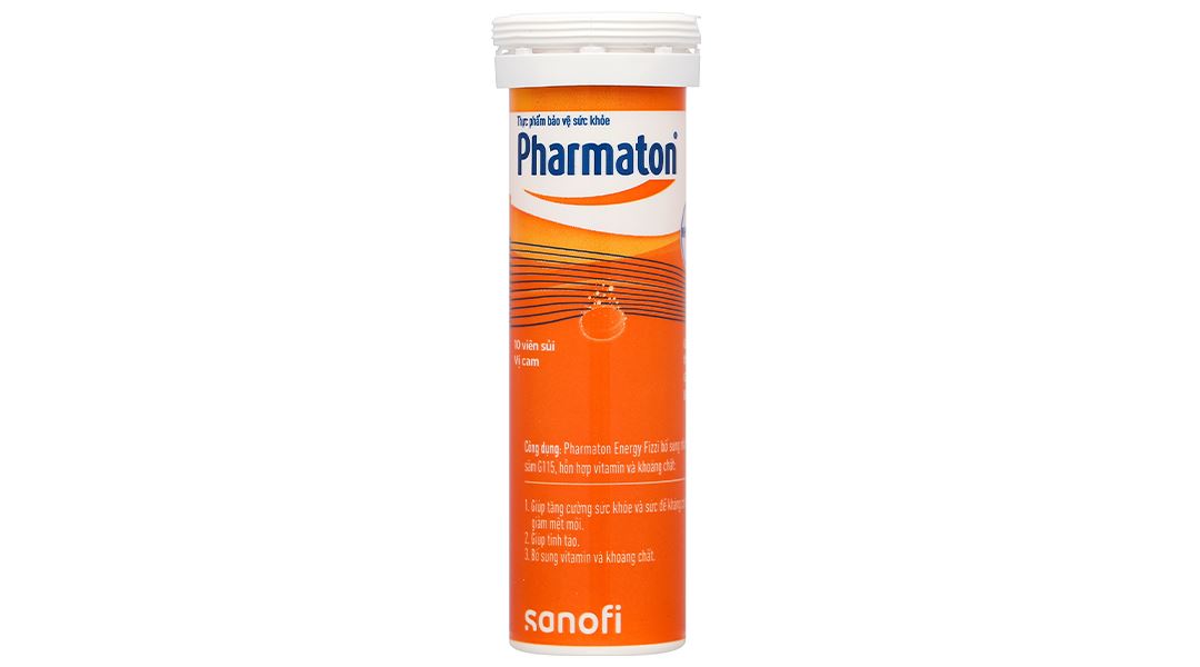 Thực phẩm bảo vệ sức khỏe Pharmaton Energy Fizzi hộp 1 tuýp x 10 viên sủi - 9
